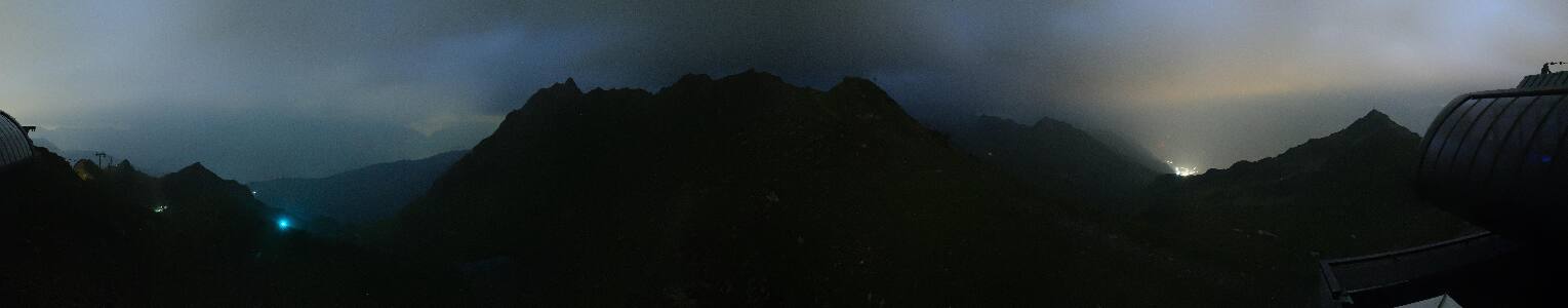 Silvretta Montafon Panorama Bahn am Hochjoch