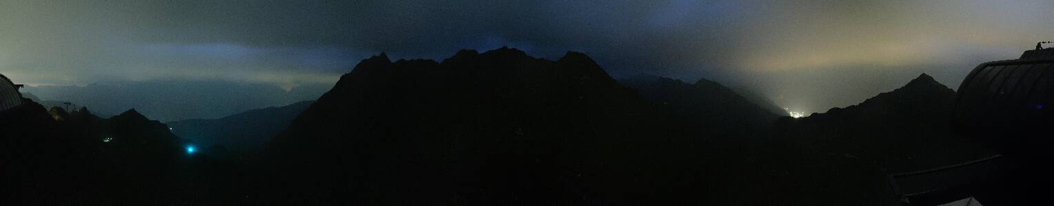 Silvretta Montafon Panorama Bahn am Hochjoch