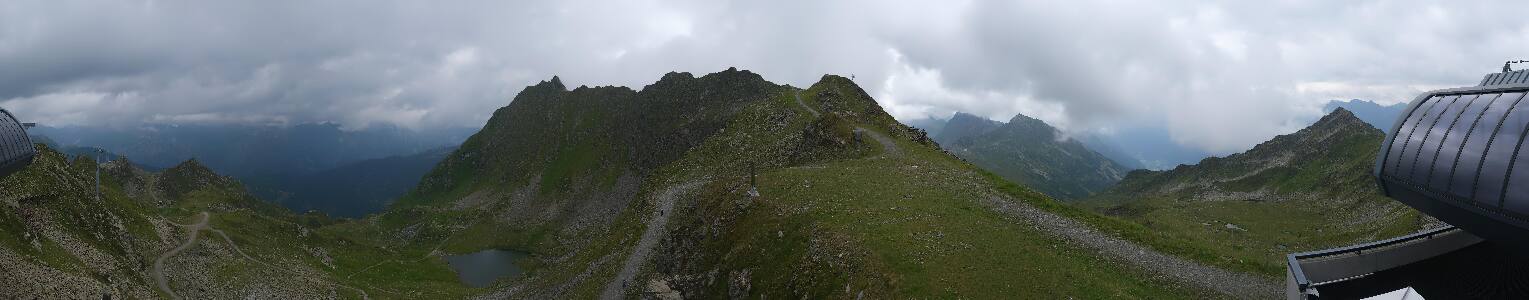 Silvretta Montafon Panorama Bahn am Hochjoch