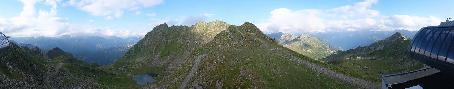 Silvretta Montafon Panorama Bahn am Hochjoch