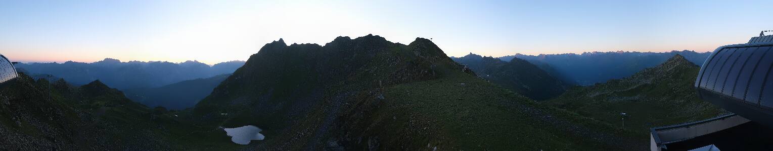 Silvretta Montafon Panorama Bahn am Hochjoch