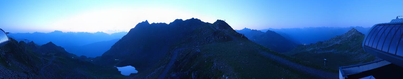 Silvretta Montafon Panorama Bahn am Hochjoch
