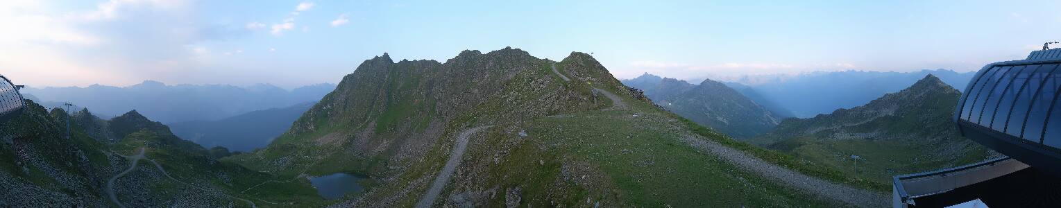 Silvretta Montafon Panorama Bahn am Hochjoch