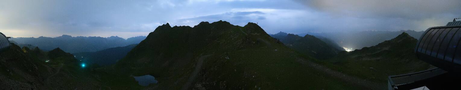 Silvretta Montafon Panorama Bahn am Hochjoch