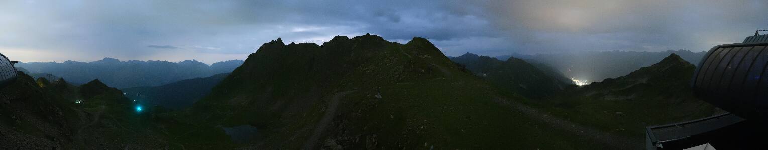 Silvretta Montafon Panorama Bahn am Hochjoch