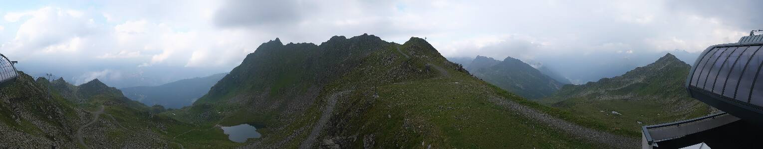 Silvretta Montafon Panorama Bahn am Hochjoch