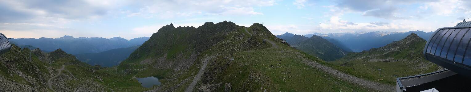 Silvretta Montafon Panorama Bahn am Hochjoch