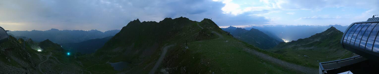 Silvretta Montafon Panorama Bahn am Hochjoch