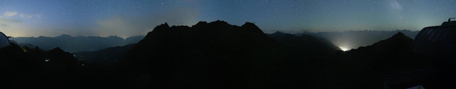 Silvretta Montafon Panorama Bahn am Hochjoch