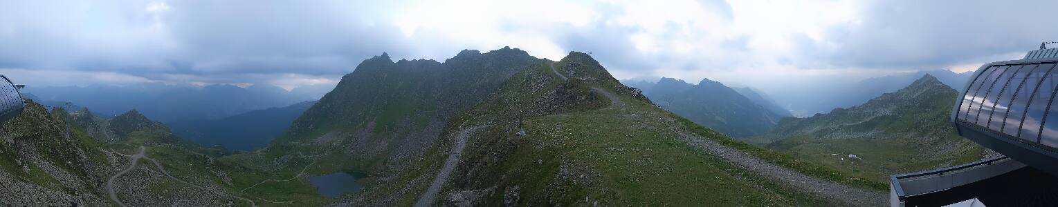 Silvretta Montafon Panorama Bahn am Hochjoch