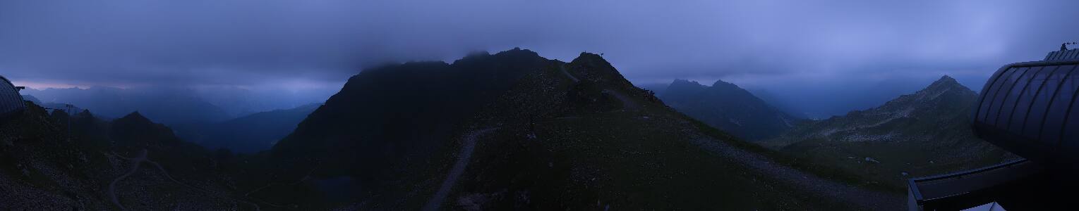 Silvretta Montafon Panorama Bahn am Hochjoch