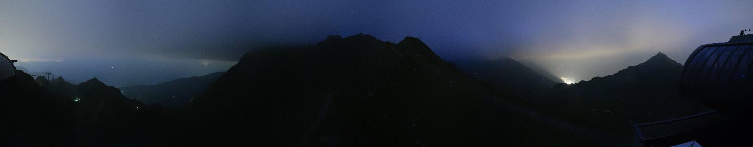 Silvretta Montafon Panorama Bahn am Hochjoch