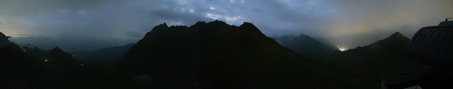 Silvretta Montafon Panorama Bahn am Hochjoch