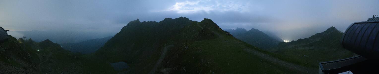 Silvretta Montafon Panorama Bahn am Hochjoch