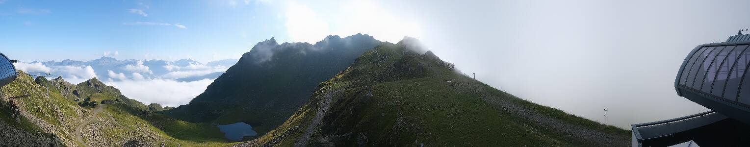 Silvretta Montafon Panorama Bahn am Hochjoch