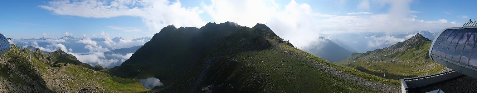 Silvretta Montafon Panorama Bahn am Hochjoch