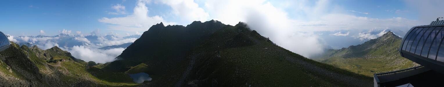 Silvretta Montafon Panorama Bahn am Hochjoch