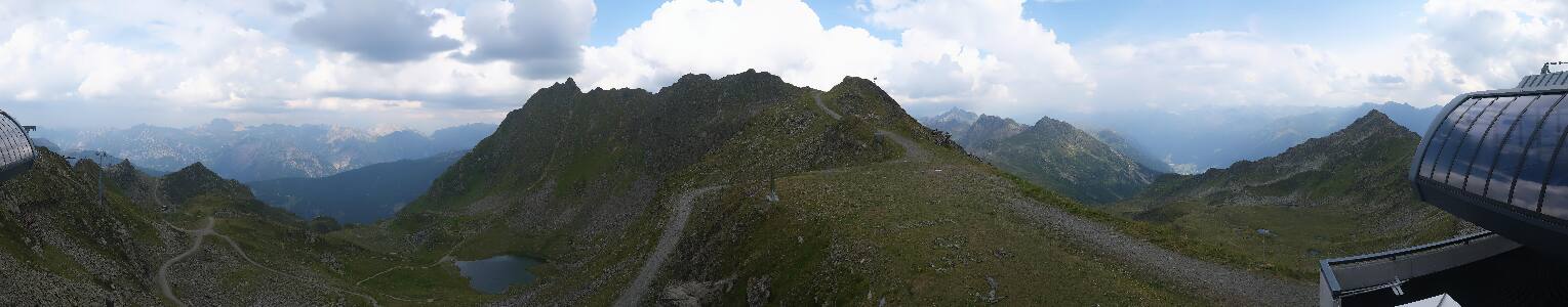 Silvretta Montafon Panorama Bahn am Hochjoch