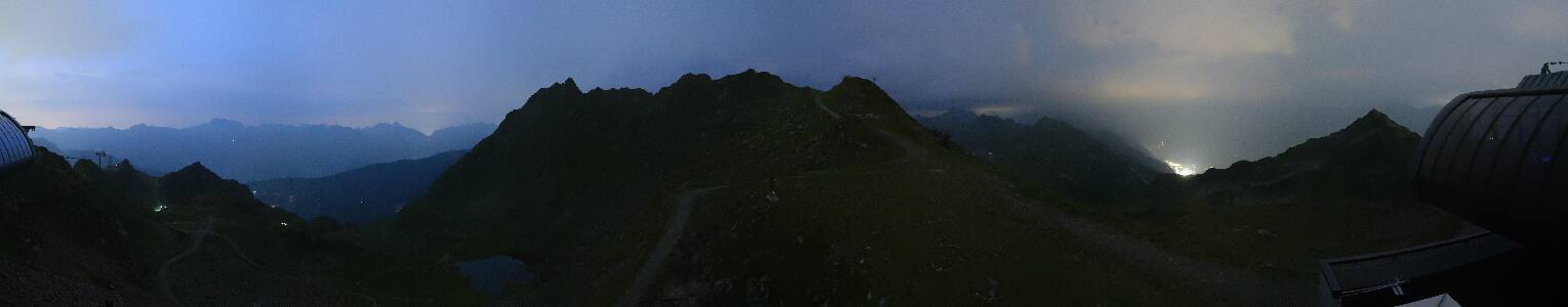 Silvretta Montafon Panorama Bahn am Hochjoch