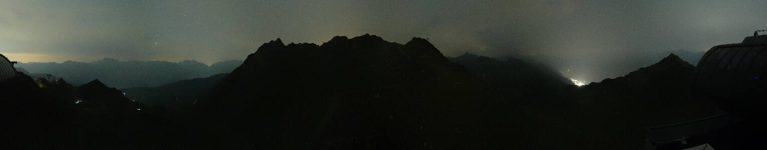 Silvretta Montafon Panorama Bahn am Hochjoch
