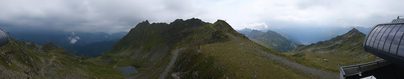 Silvretta Montafon Panorama Bahn am Hochjoch