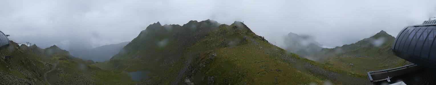 Silvretta Montafon Panorama Bahn am Hochjoch