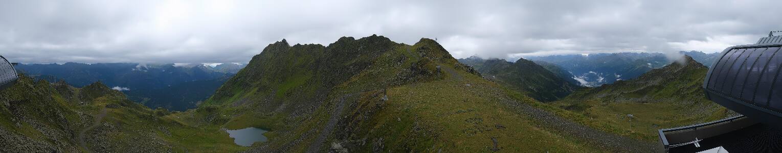 Silvretta Montafon Panorama Bahn am Hochjoch