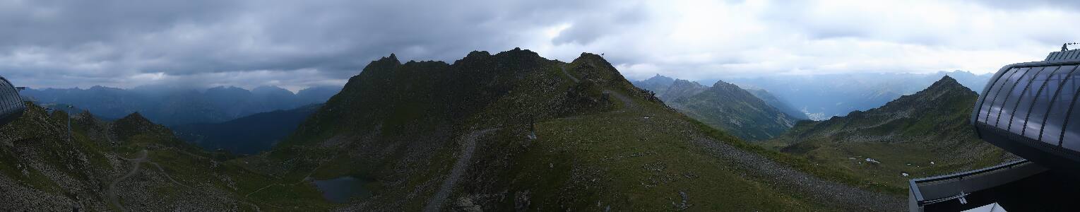 Silvretta Montafon Panorama Bahn am Hochjoch