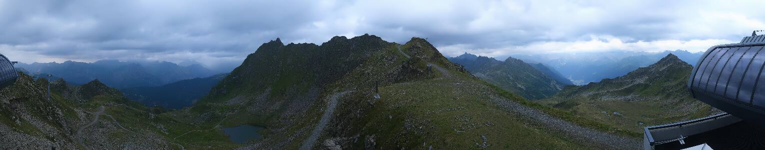 Silvretta Montafon Panorama Bahn am Hochjoch