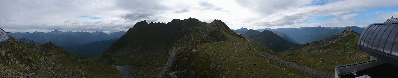 Silvretta Montafon Panorama Bahn am Hochjoch