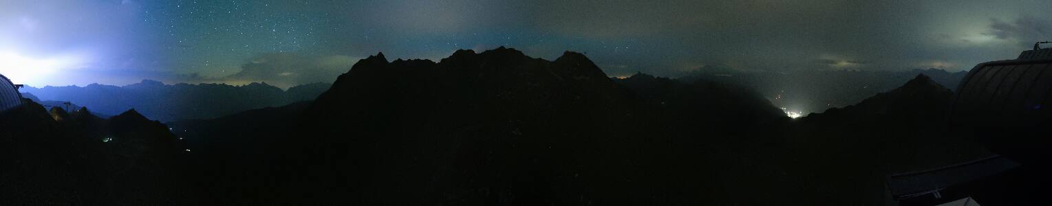 Silvretta Montafon Panorama Bahn am Hochjoch