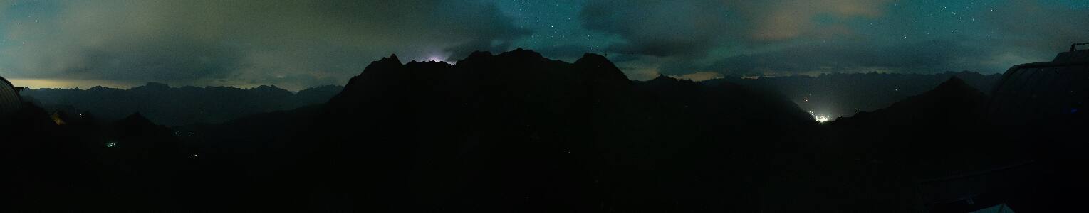 Silvretta Montafon Panorama Bahn am Hochjoch