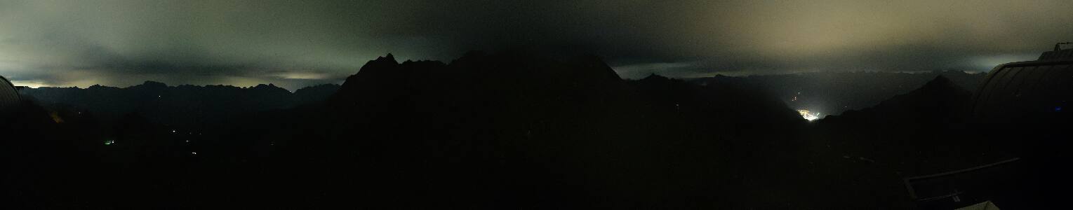 Silvretta Montafon Panorama Bahn am Hochjoch