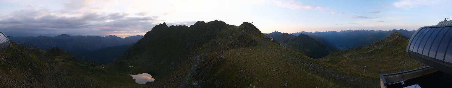 Silvretta Montafon Panorama Bahn am Hochjoch