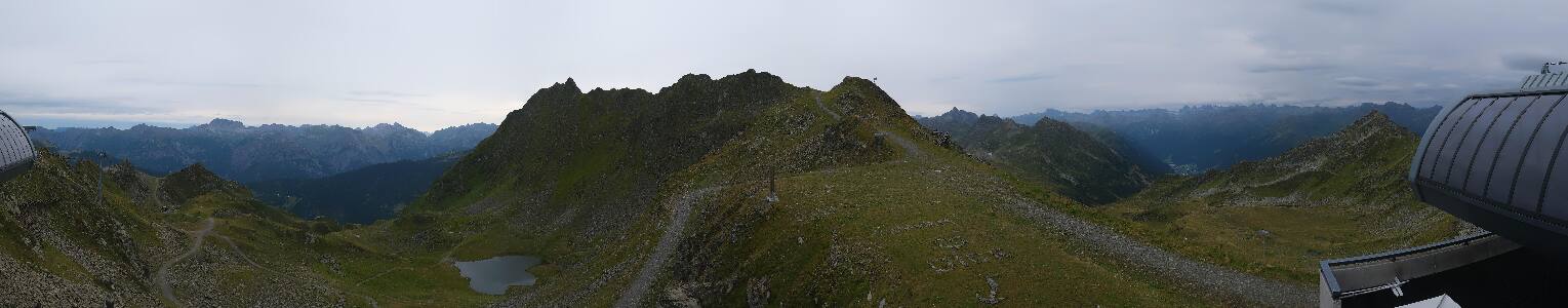 Silvretta Montafon Panorama Bahn am Hochjoch