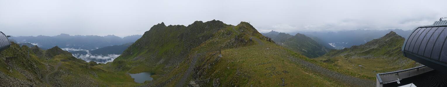 Silvretta Montafon Panorama Bahn am Hochjoch