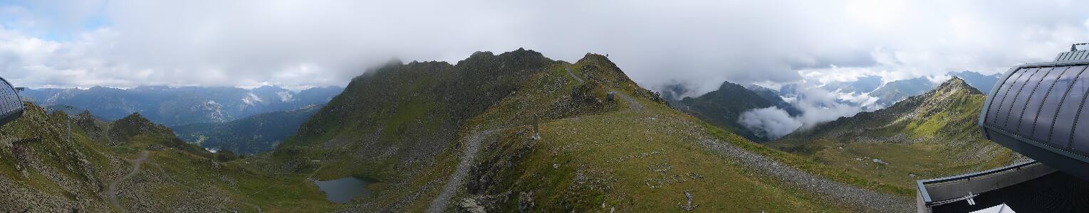 Silvretta Montafon Panorama Bahn am Hochjoch
