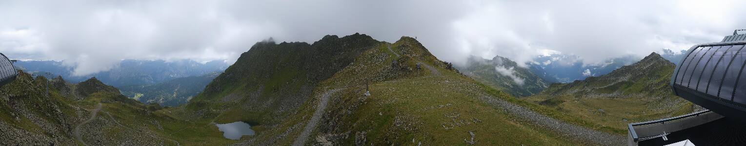 Silvretta Montafon Panorama Bahn am Hochjoch