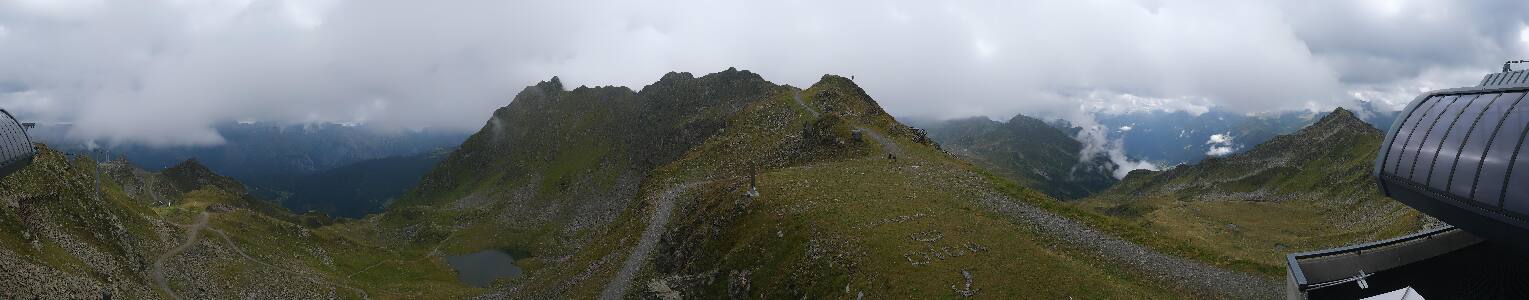 Silvretta Montafon Panorama Bahn am Hochjoch