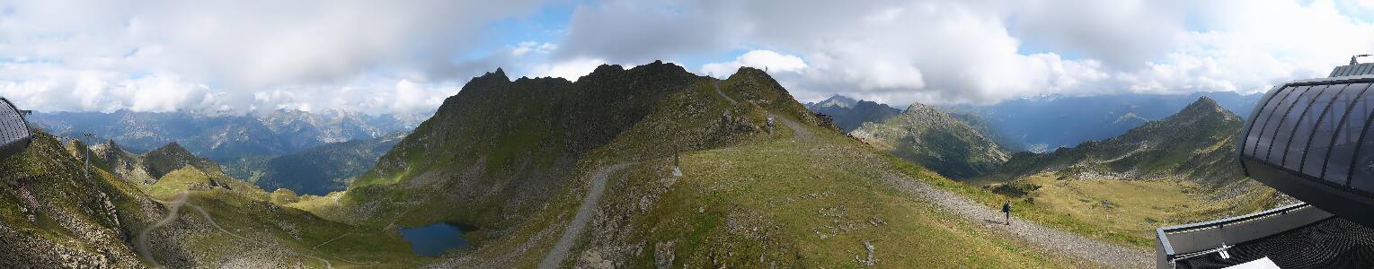 Silvretta Montafon Panorama Bahn am Hochjoch
