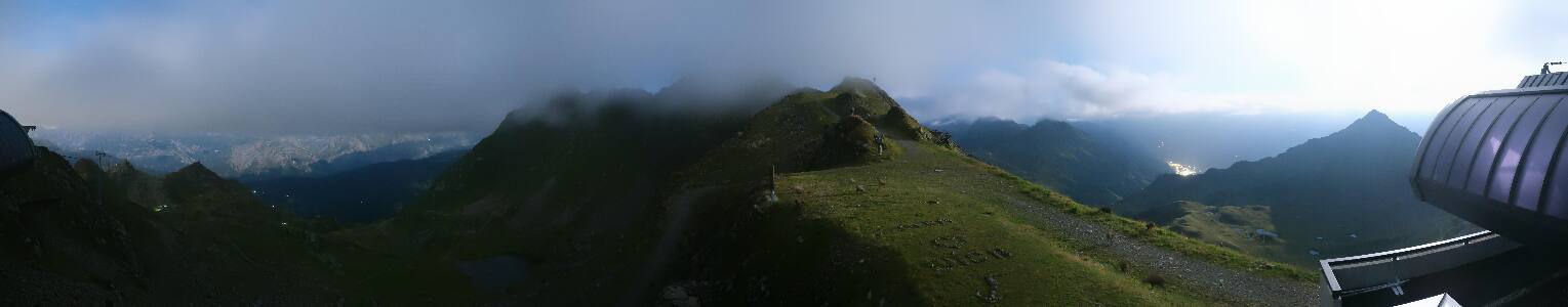 Silvretta Montafon Panorama Bahn am Hochjoch