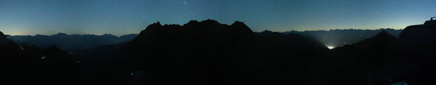 Silvretta Montafon Panorama Bahn am Hochjoch