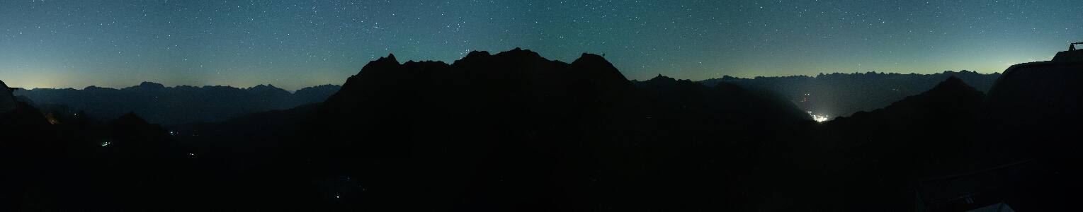 Silvretta Montafon Panorama Bahn am Hochjoch