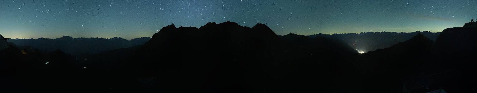 Silvretta Montafon Panorama Bahn am Hochjoch