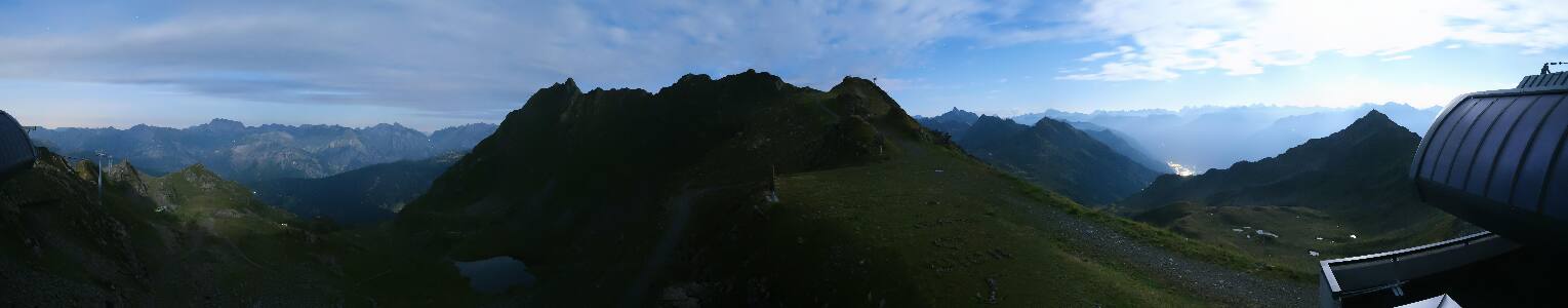Silvretta Montafon Panorama Bahn am Hochjoch