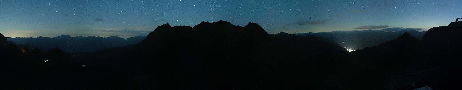 Silvretta Montafon Panorama Bahn am Hochjoch