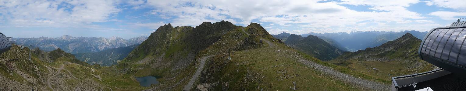 Silvretta Montafon | Panorama Bahn am Hochjoch