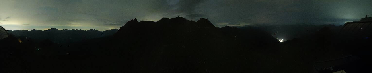 Silvretta Montafon Panorama Bahn am Hochjoch