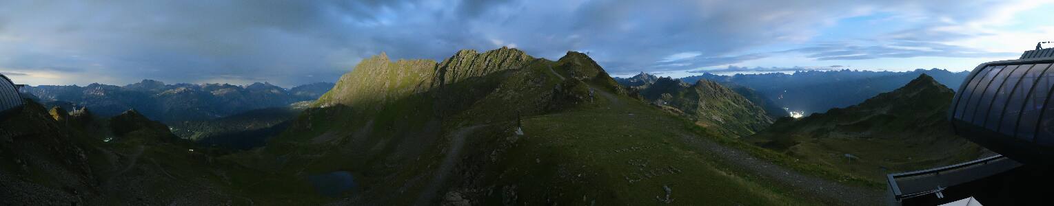 Silvretta Montafon Panorama Bahn am Hochjoch