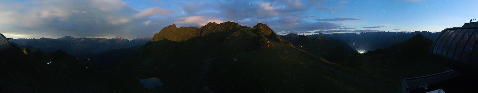 Silvretta Montafon Panorama Bahn am Hochjoch